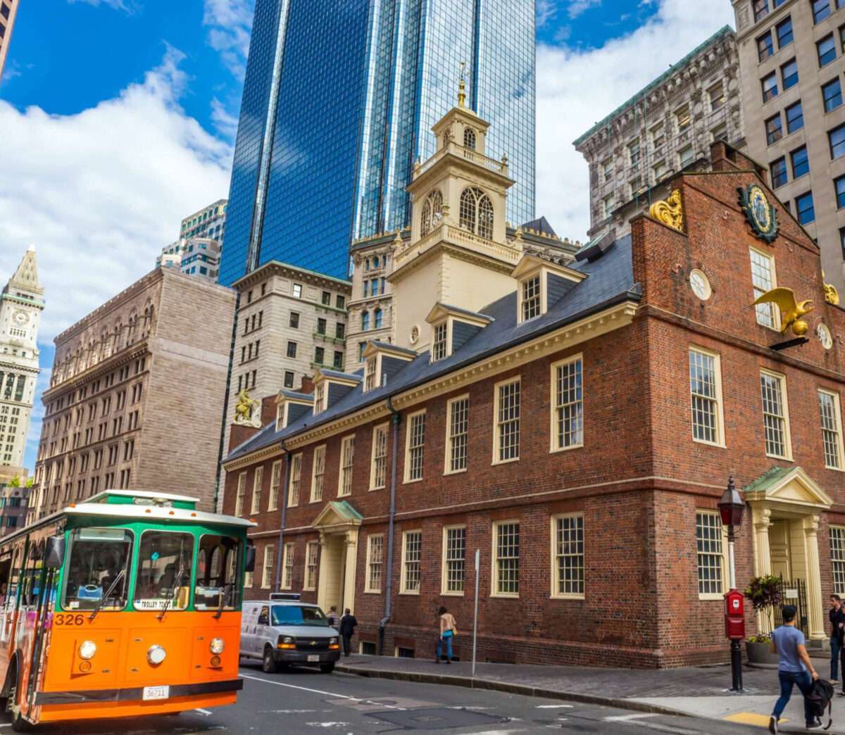 Boston Court house in downtown Boston, MA